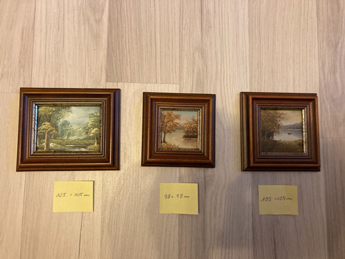 Kleine bilder holzrahmen - bilder, in