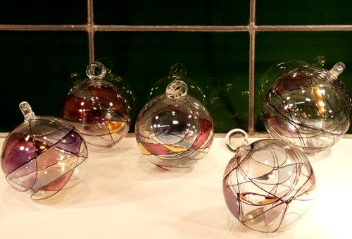 Deko glas kugeln fenster - 5,