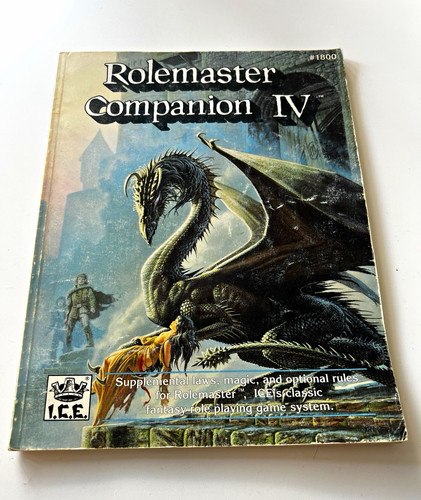 Rolemaster companion iv - rolemaster,