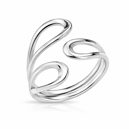 Damenring design geometrisch - design,