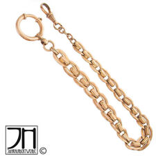 Jugendstil Uhrenkette Doublé Rotgold verg. Armkette