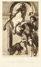 Radierung 19.Jh S. Georg
