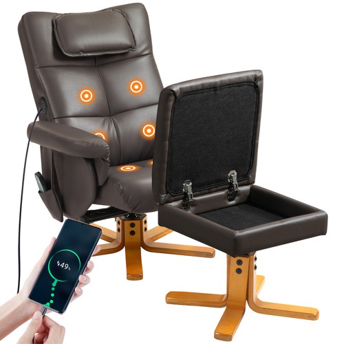 Homcom massagesessel mit - massagesessel,