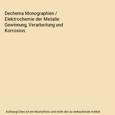 Dechema Monographien /