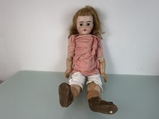 Künstlerpuppe Alte Porzellankopf Puppe 68 cm. Zustand Siehe Foto 