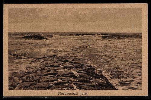Juist ansichtskarte blick - ansichtskarte,,