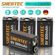 4PCS 9V 800mAh Li-ion