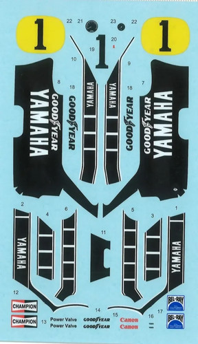 Decal pool yamaha yzr - pool, 500