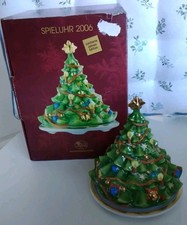 Hutschenreuther Porzellan Spieluhr Weihnachts Spieldose 2006 Tannenbaum neuw OVP