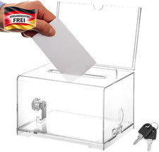 Acrylspendenbox abschließbar