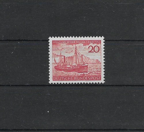 Brd 1952 rückgabe der - der, insel