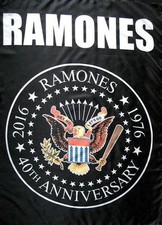 Ramones flagge fahne 40th - ramones,