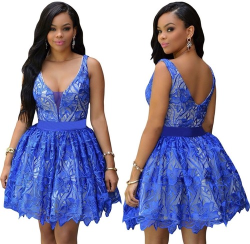 Besticktes kleid spitze rock - kleid,