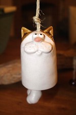 Glocke aus keramik katze zum - keramik,,