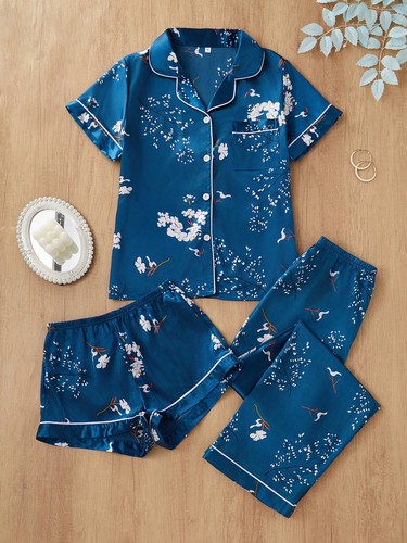 Elegantes damen pyjama - elegantes, set