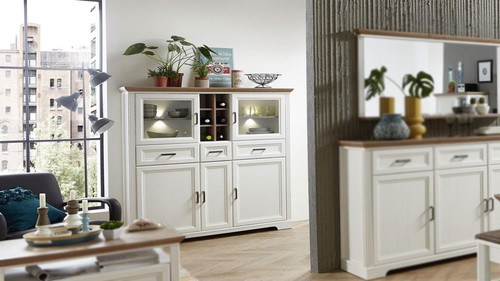 Highboard jasmin vitrine - jasmin,