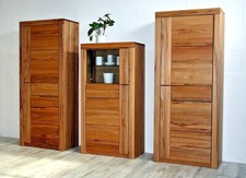 Massivholz wohnwand 3tlg - wohnwand,