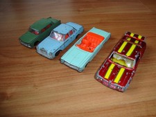 Siku v serie  - Fiat 1800 - Pontiac Gto - The Judge - Mercedes 250SE