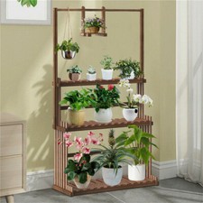 Groß Blumentreppe Holz