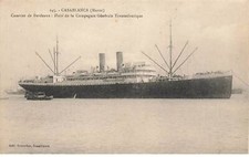 SCHIFFE #MK52750 CASABLANCA POST VON BORDEAUX HAITI DER COMPANY GENERAL