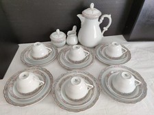 Hutschenreuther Maria Theresia Fürstenau 21-tlg Set Kaffeeservice Gold Blumen