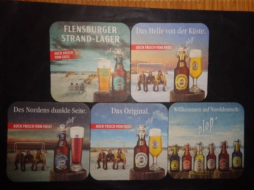 Bierdeckel brauerei petersen - bierdeckel,