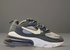 Nike Sneaker Air Max 270 React Op Art Schwarz Grau ·Gr 44· Herren Running Retro