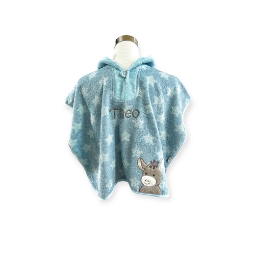 Bade poncho mit name - mit,