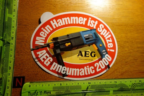 Alter aufkleber handwerk bau - aufkleber,
