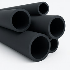 Alurohr Aluminium Rundrohr Rohr Alu Rohre Antracit Mat RAL7016 PULVERBESCHICHTET