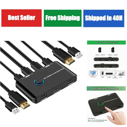 Tcnewcl kvm switch - switch, 60hz