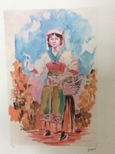 Farblithographie von Pablo