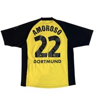 goool BVB Borussia Dortmund 2001-02 Heim Trikot Gr. L 22 Amoroso Original✅