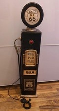 Retro Stehregal Zapfsäule US Mit Licht Standregal Regal Tanksäule Route 66 Deko