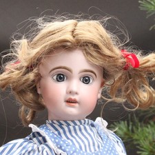 Puppenperücke echt Haar 32cm