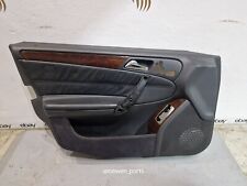 C Klasse W 203 Türpappe vorn links Elegance Leder schwarz Wurzelholz Lumaro