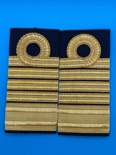 Royal Navy Admiral der Flotte Rangfolien - Goldverblender Paar