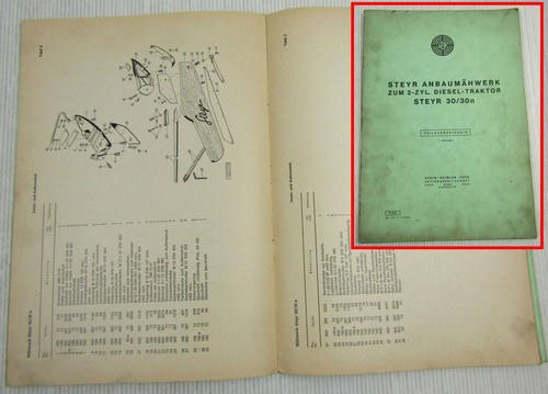 Steyr anbaumähwerk zum zyl - anbaumähwerk, 2-zyl