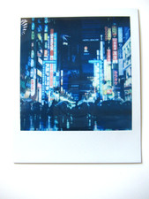 N. ARAKI: ORIGINAL POLAROID "TOKIO BEI NACHT" HANDSIGNIERT MIT ZERTIFIKAT RAR!