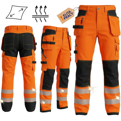 Warnschutzhose bosafety combo - warnschutzhose,