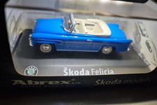 1/43 Abrex Skoda Felicia Cabriolet Blau (814)