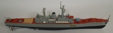 Airfix  Britische Fregatte HMS  Ajax der  Leander-Kl -gebaut und bemalt   1:600