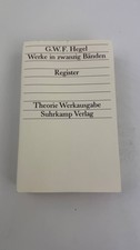 Suhrkamp hegel werke in - g.w.f.,