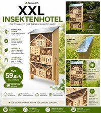 Großes Insektenhotel XXL aus