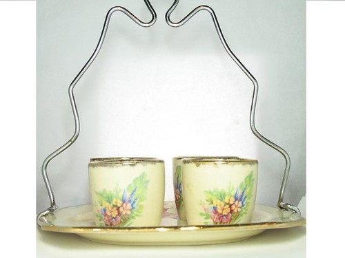Eierbecher set 4 blumen - eierbecher,, 4.