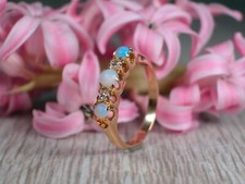 Antiker Diamant Milchopal Ring