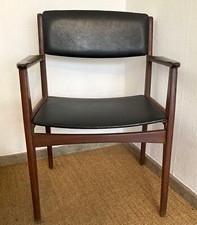 2 Teakholz Armlehne Stühle gepolstert Dänemark