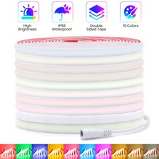 12V 24V Neon COB LED Streifen Stripe 320LEDs/m Lichtband IP68 Wasserdicht Außen