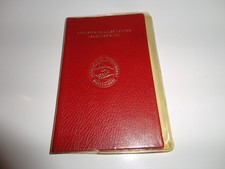 Mitgliedsbuch der SED  DDR  mit vielen Eintragungen  Beiträge 12.400 Mark !