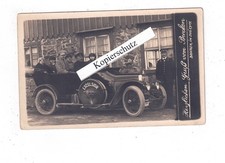 AK  Brocken, Herzlichen Gruß, Auto vorm Brocken-Hotel und Portier, 1914